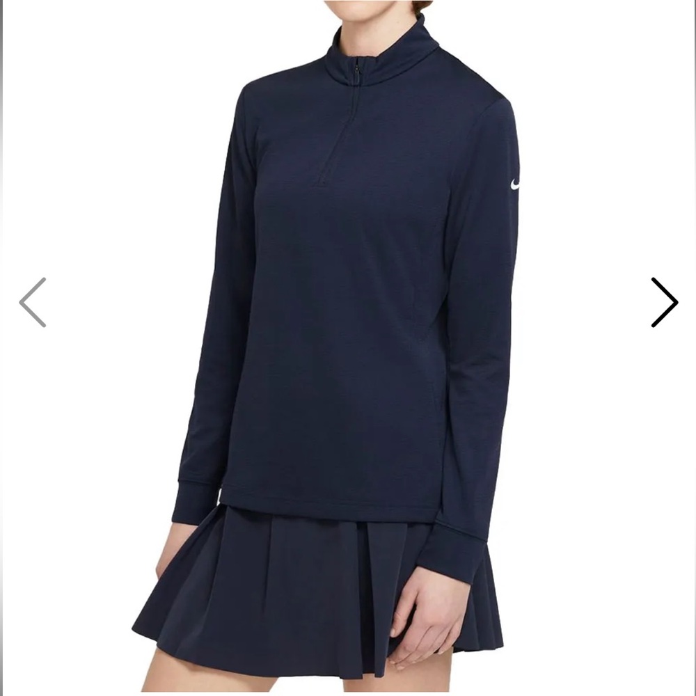 Nike Women's Dry-FIT UV Victory 1/2-Zip Golf Top Small